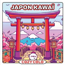 COLORIAGES ZEN ET MIGNONS (COSY COLO) - JAPON KAWAÏ - CHICKIE CAFE (LIVRE DE COLORIAGE)